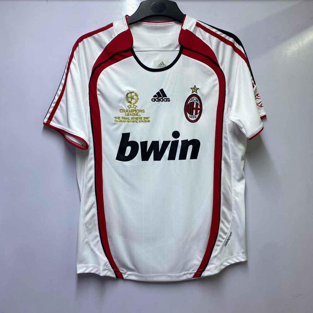Ac Milan Away 2007 UCL Jersey