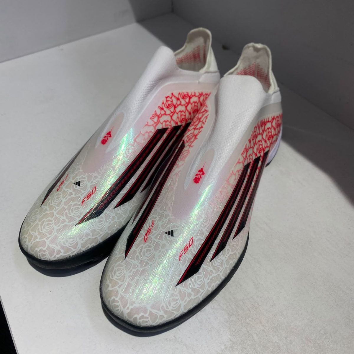 The Adidas F50 Elite Laceless FG Lamine Yamal